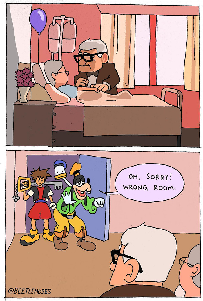 Hilarious Nonsensical "Beetlemoses" Comics With A Dark Twist