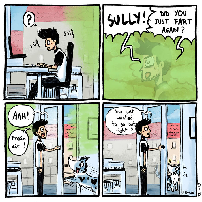 His Farts Are Awfully Smelly