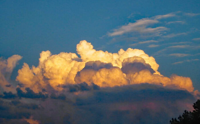 Clouds In Virginia Smoke-Stained By Western Us Forest Fires