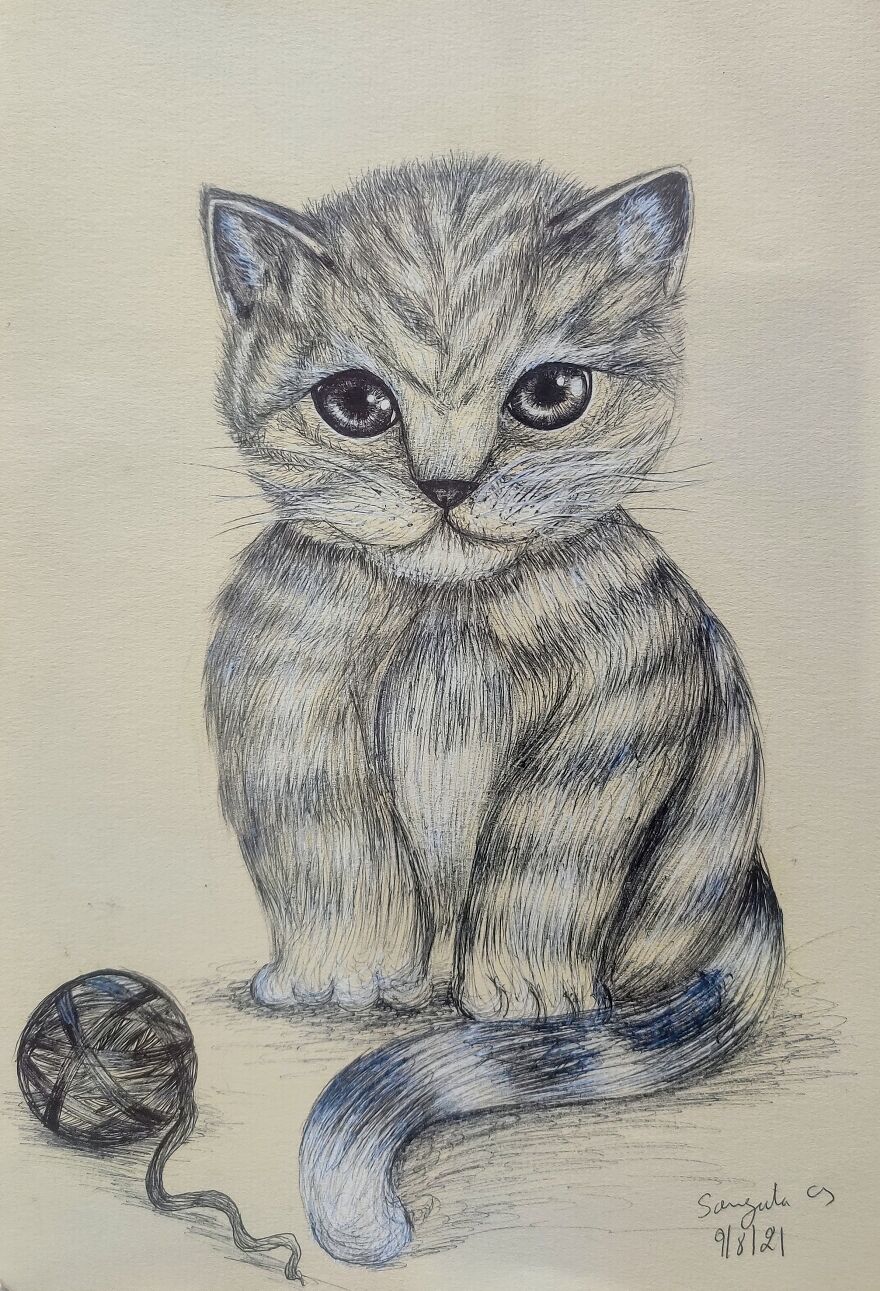 Amazing Pen Art By Sangeeta Cs (7 Pics)