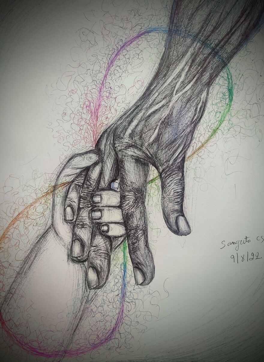 Amazing Pen Art By Sangeeta Cs (7 Pics)