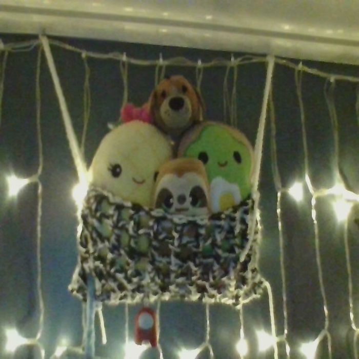 Tiny Squishmallow Hammock. (Sorry For The Bad Photo)