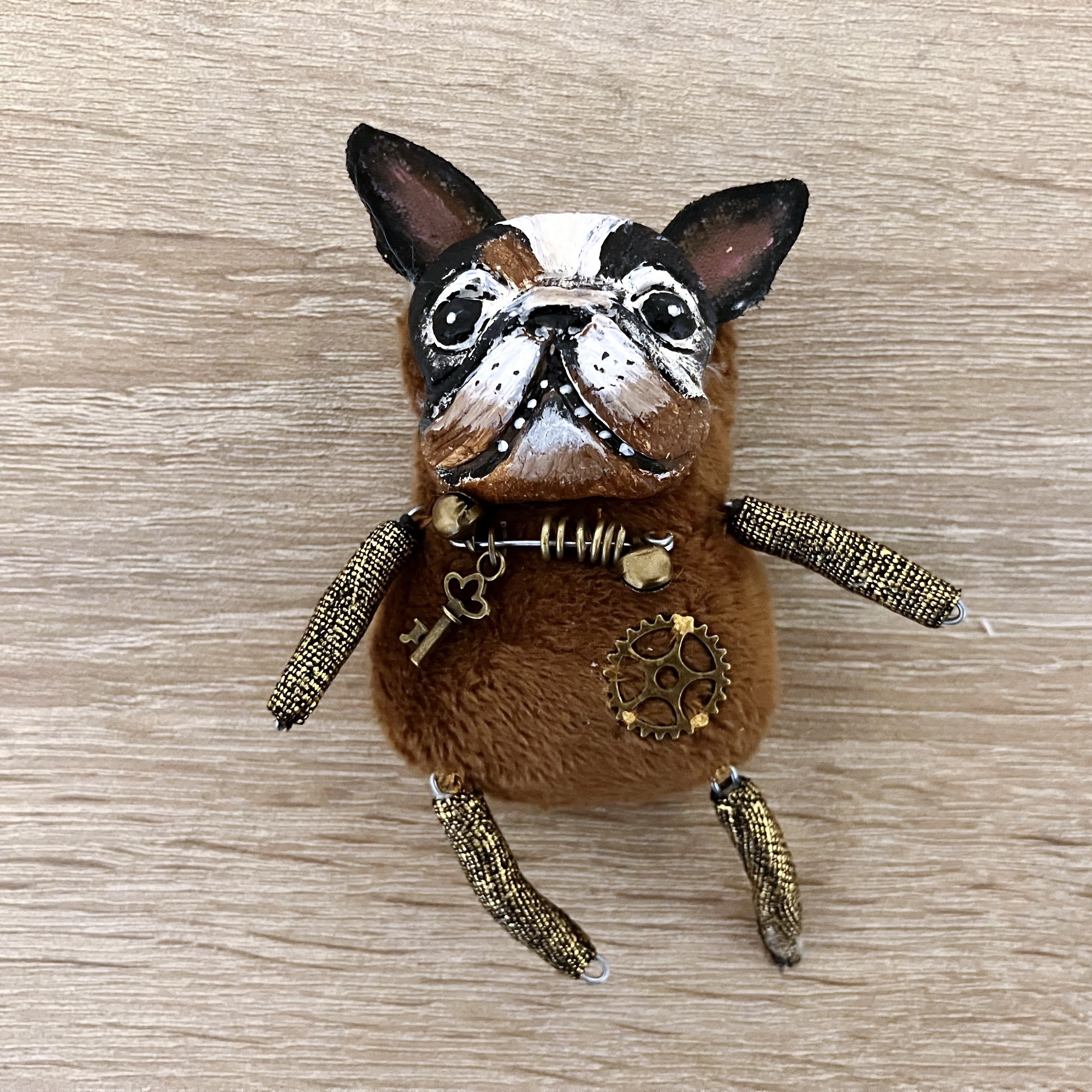 If You Need A Brooch, Keychain And Bag Charm At The Same Time , This Is Me – French Bulldog Duke