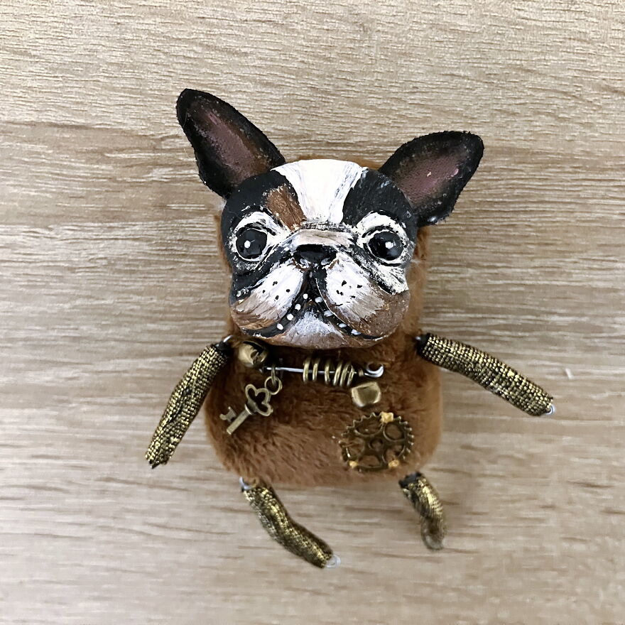 If You Need A Brooch, Keychain And Bag Charm At The Same Time , This Is Me - French Bulldog Duke