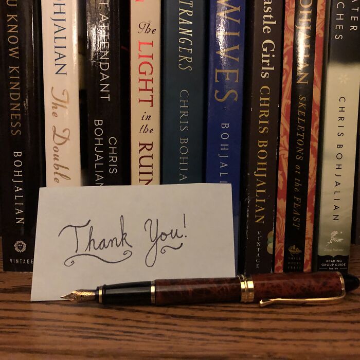 I Won One Of Author Chris Bohjalian's Fountain Pens In His Giveaway On Facebook