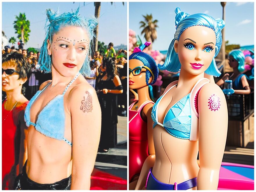 The Doll Version Of Gwen Stefani, Complete With A Tattoo