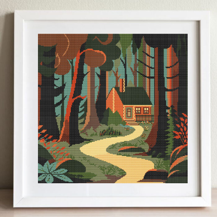 15 Simple Cross-Stitch Patterns Of Various Landscapes