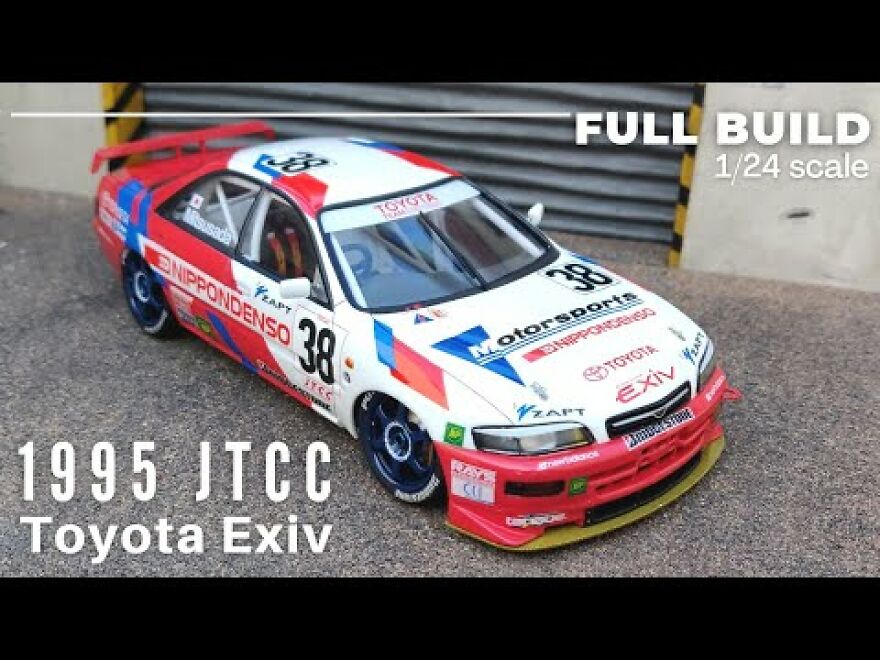 Here’s My 1/24 Scale Toyota Exiv, Built Step By Step From A Classic Tamiya Kit!