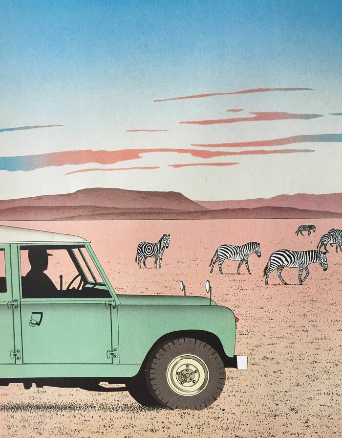 Meet Guy Billout's Brilliantly Ironic Illustrations That Transform The Ordinary Into The Extraordinary (New Pics)