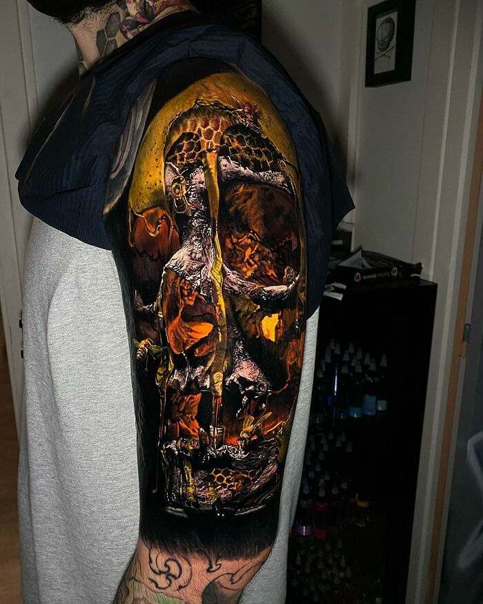 Meet Sandry Riffard's Realistic And Surreal Tattoos