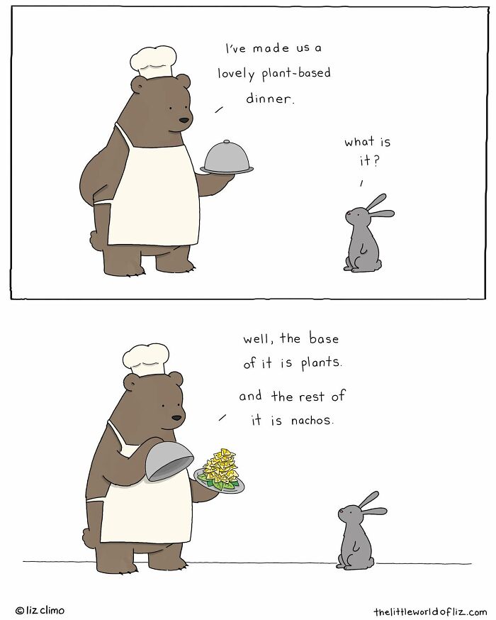 New Cute And Fun Illustrations Showing Strange Situations From The Animal World