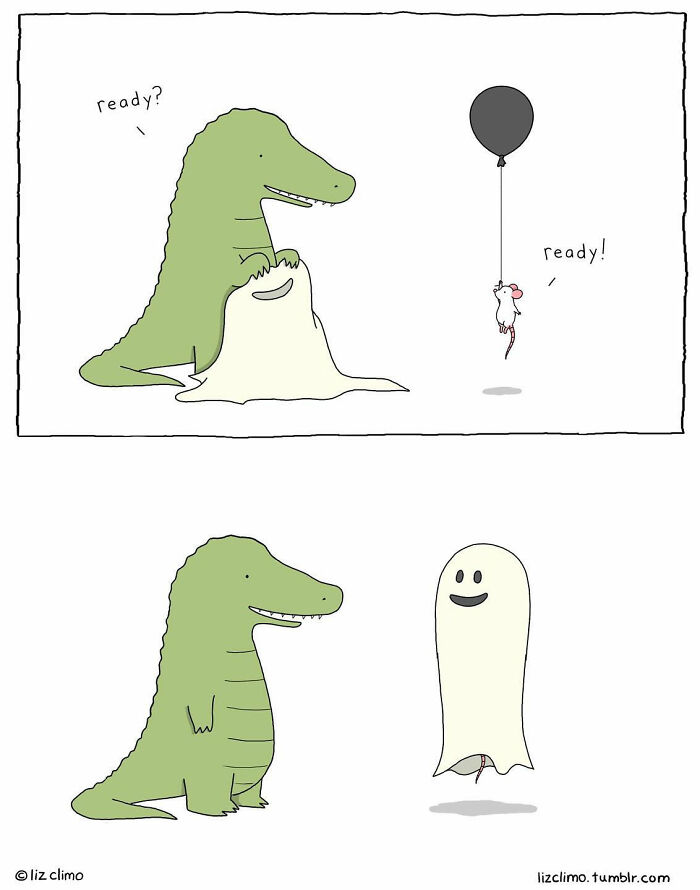 New Cute And Fun Illustrations Showing Strange Situations From The Animal World