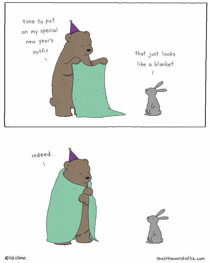 New Cute And Fun Illustrations Showing Strange Situations From The Animal World