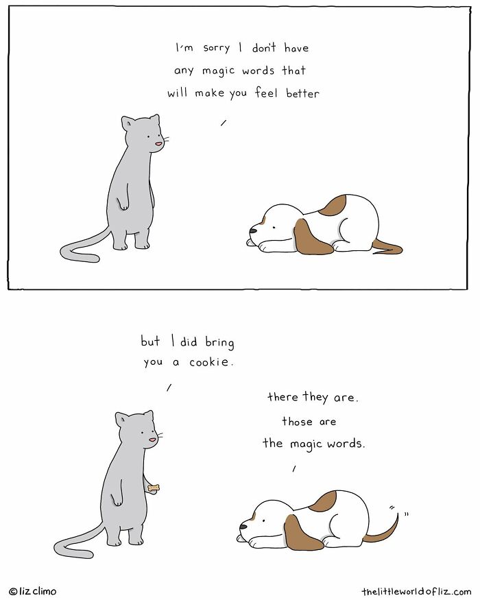 New Cute And Fun Illustrations Showing Strange Situations From The Animal World