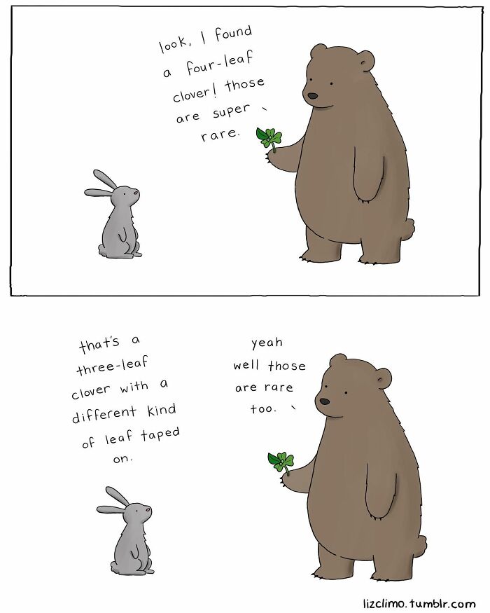 New Cute And Fun Illustrations Showing Strange Situations From The Animal World