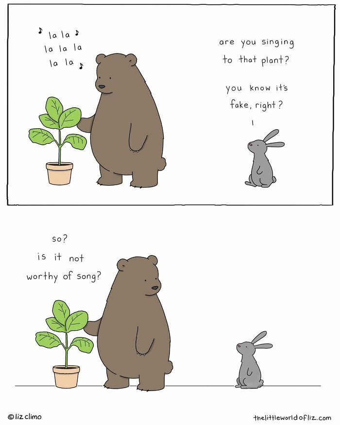 New Cute And Fun Illustrations Showing Strange Situations From The Animal World