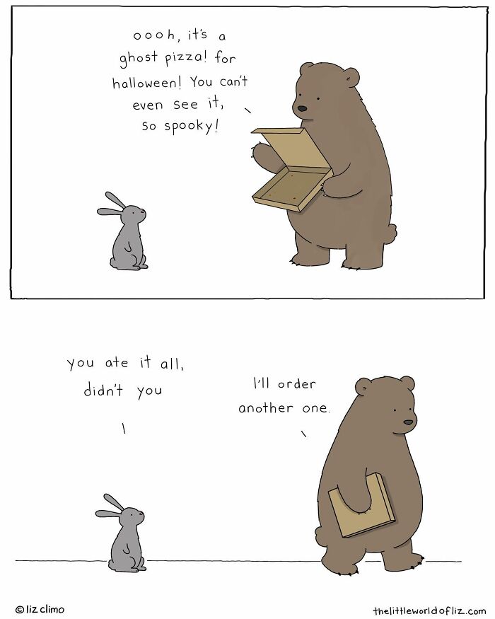 New Cute And Fun Illustrations Showing Strange Situations From The Animal World