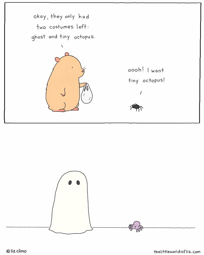 New Cute And Fun Illustrations Showing Strange Situations From The Animal World