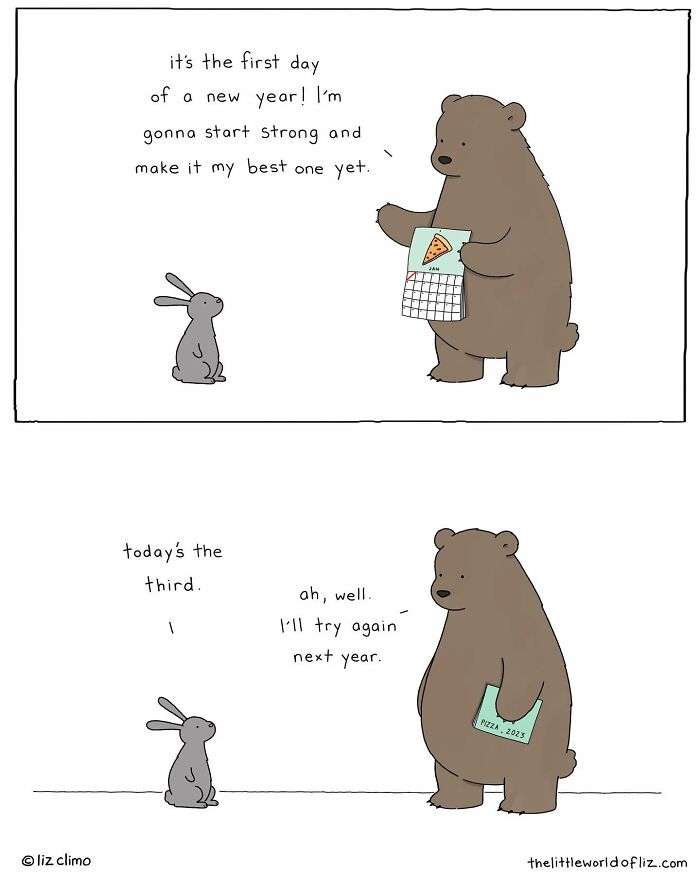 New Cute And Fun Illustrations Showing Strange Situations From The Animal World