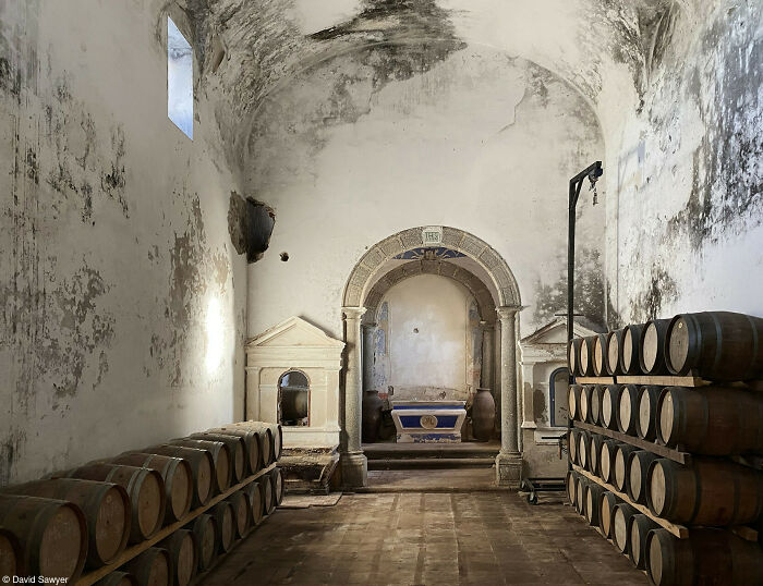 1st Place, Pink Lady® Food Photographer Of The Year (USA): Chapel Barrel Room Fitapreta Vinhos Alentejo Portugal By David Sawyer