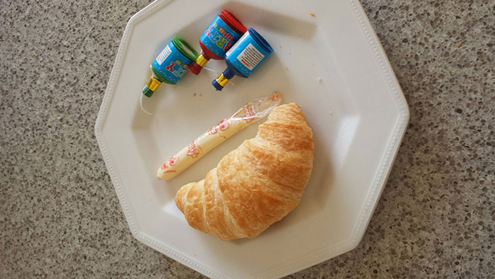 Mothers Day Breakfast In Bed, Prepared By 5 Year Old