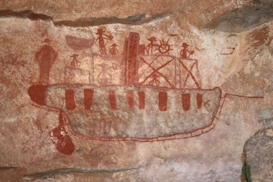 From Mega Fauna To European Ships, Aboriginal Art Has Ancient Origins