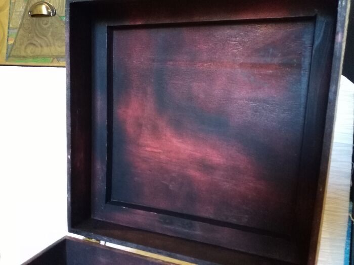 I Upcycled An Old Storage Box With Asian-Themed Art Paper