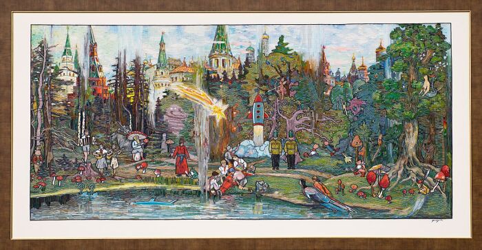 To Make The Paintings &ldquo;Alive&rdquo; I Cover Them With Glass Beads (17 Pics)