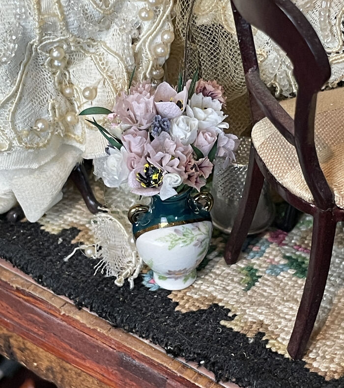 Pink And White Roses, Peony And Tulips By Darla Miazdyck