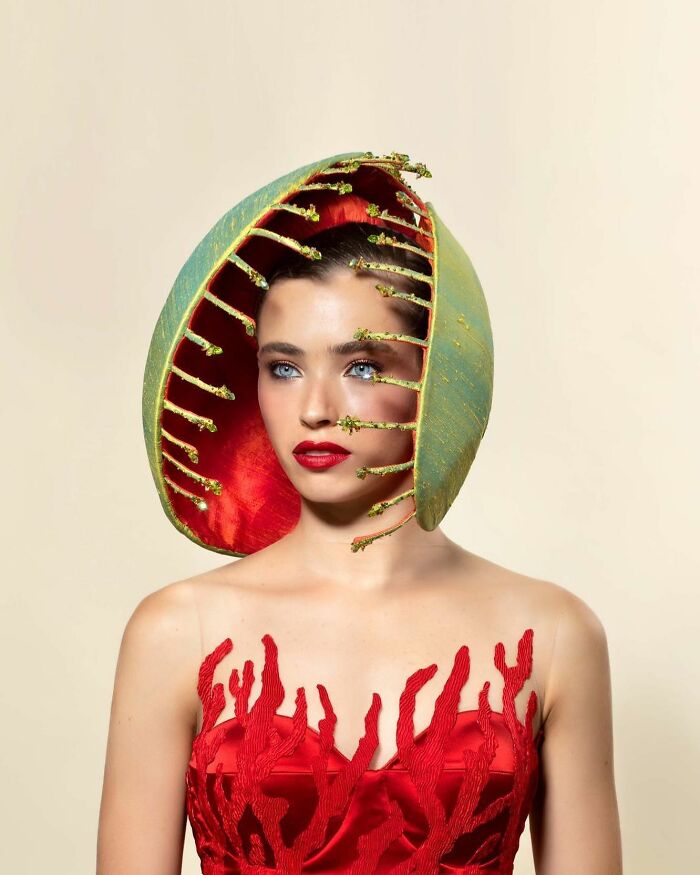 This Millinery Designer Creates The Craziest Head Pieces And Hats That I've Ever Seen