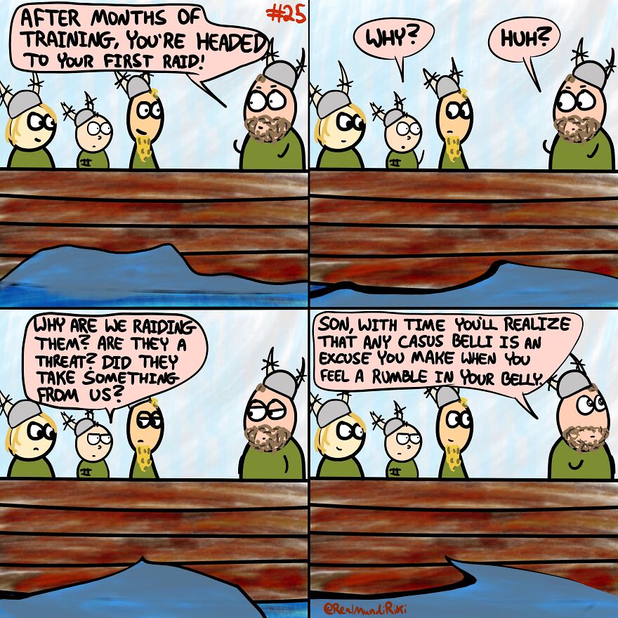 Here's My Funny Comic Series About A Surprisingly Successful Viking Raid (17 New Pics)