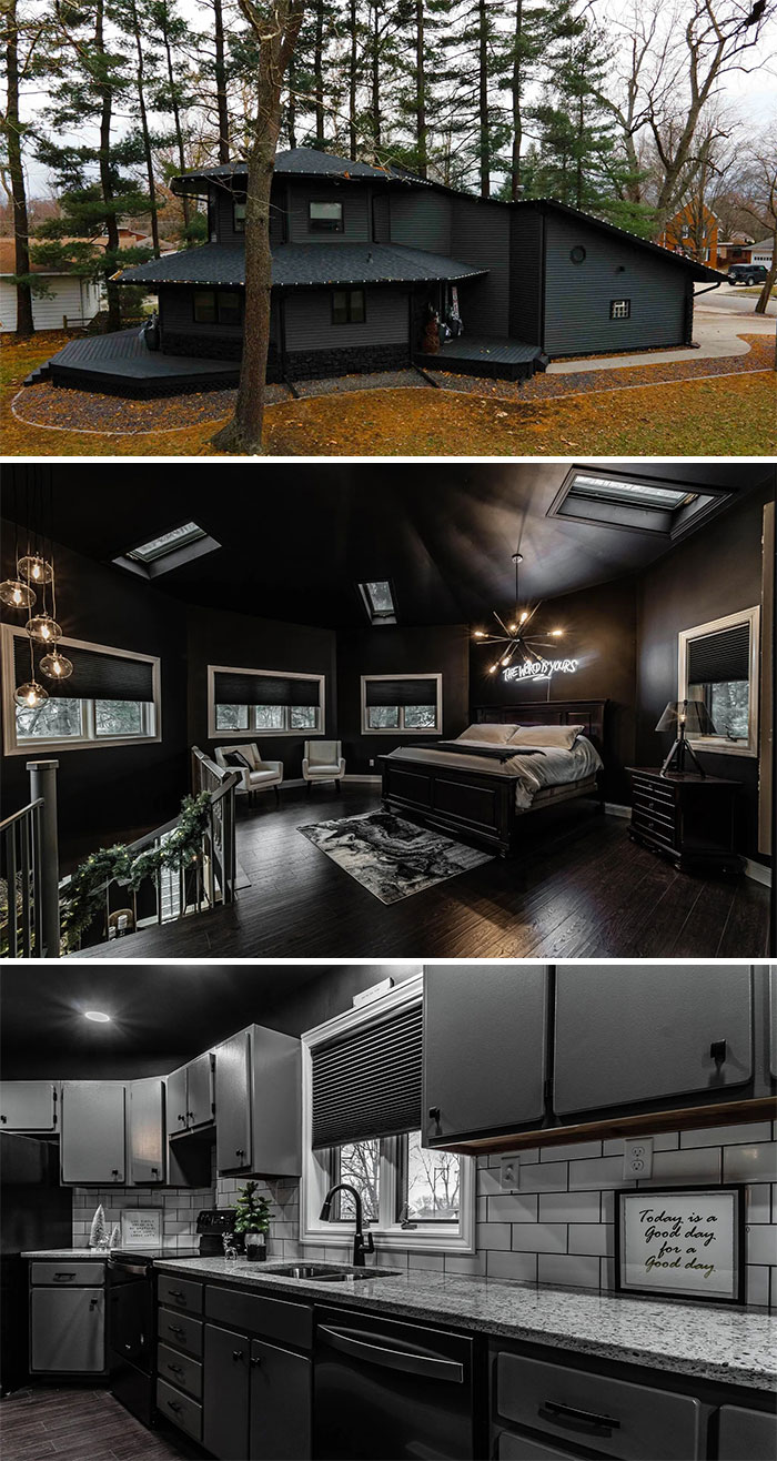 Our Favorite All-Black Home Is Back On The Market!