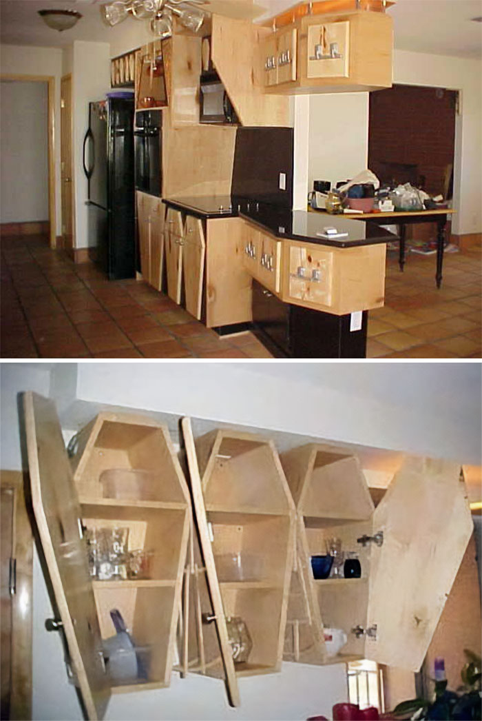 This Kitchen Is Made Entirely Out Of Coffins