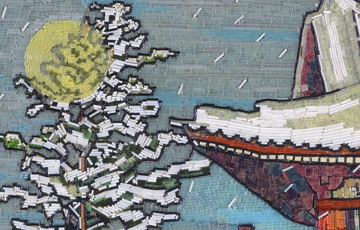 To Make The Paintings &ldquo;Alive&rdquo; I Cover Them With Glass Beads (17 Pics)