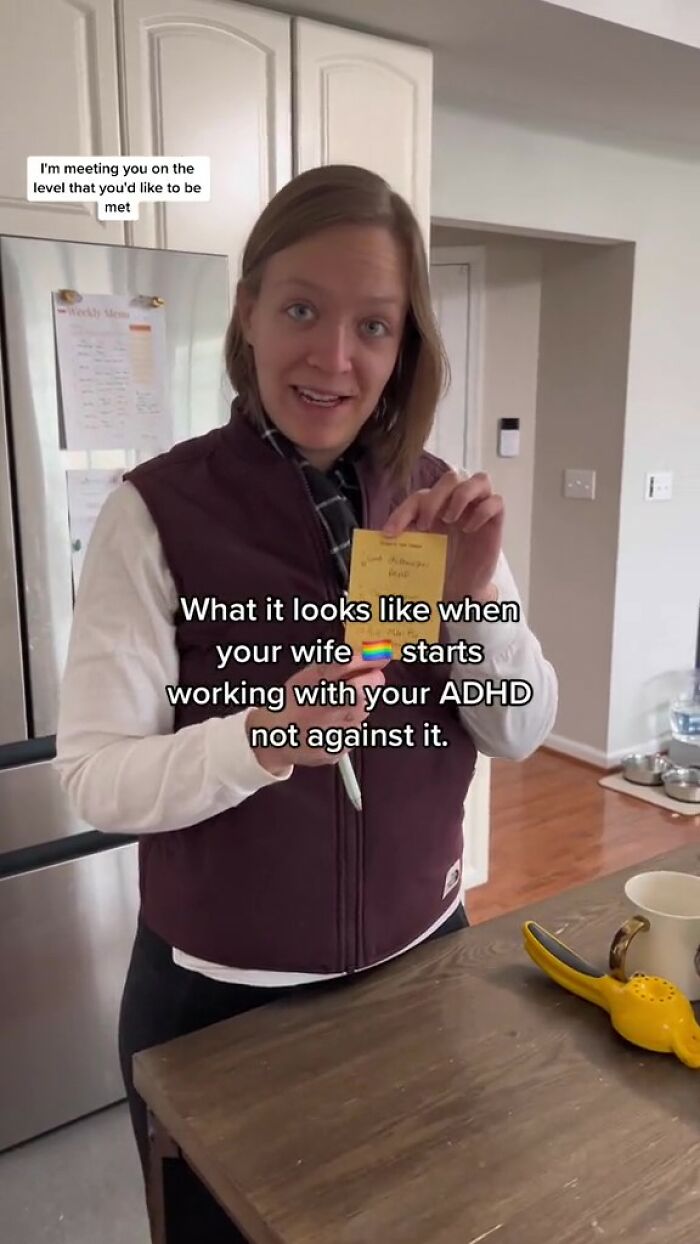 “Ways I Work With My Wife’s ADHD, Not Against It”: Couple’s Unique System For Sharing Household Chores Goes Viral On Instagram “Ways I Work With My Wife’s ADHD, Not Against It”: Couple’s Unique System For Sharing Household Chores Goes Viral On Instagram