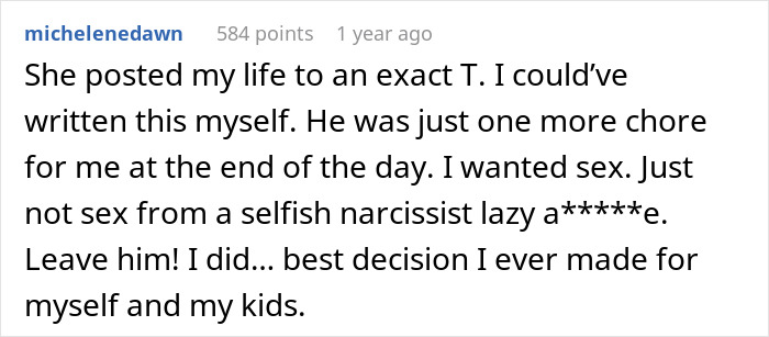 Woman Lists All The Reasons She Doesn't Want To Have Sex With Her Husband After She Catches Him Complaining, And Every Man Needs To Read This