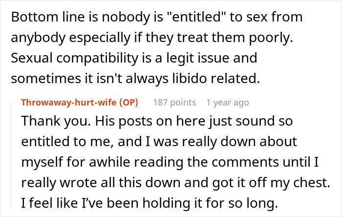Woman Lists All The Reasons She Doesn't Want To Have Sex With Her Husband After She Catches Him Complaining, And Every Man Needs To Read This