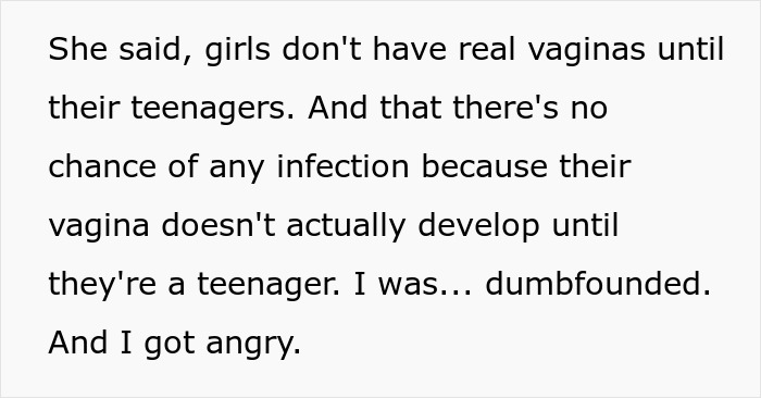 Guy Asks If He&rsquo;s A Jerk For Getting In A Fight With His MIL About His Daughter Having &ldquo;Real&rdquo; Private Parts