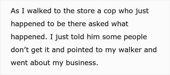 Man Shouting At A Person For Legally Using A Handicapped Parking Spot Gets Instant Karma From A Nearby Cop