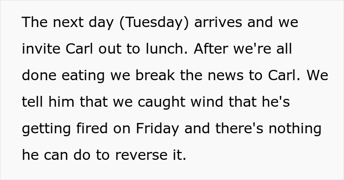 &ldquo;Lesson Officially Learned&rdquo;: Employee Shares Why You Should Never Warn Your Coworkers About Them Getting Fired