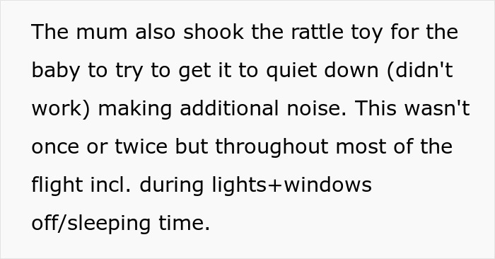 Exhausted Passenger Is Upset About Having To Give Up Their Middle Seat To A Mother Traveling With A Baby