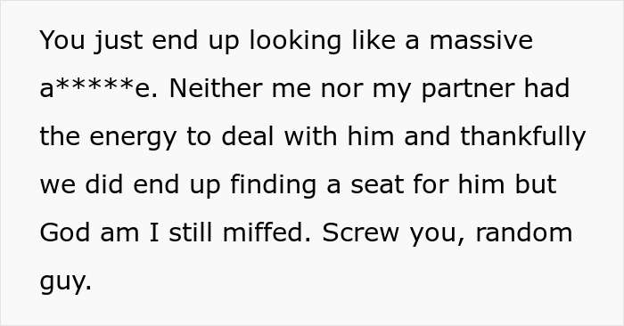 Person Couldn&rsquo;t Boot A Guy On The Train From The Seat Reserved For Their Disabled Fianc&eacute;, Vents Online