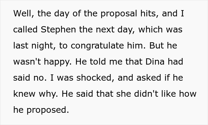 This Man’s Marriage Proposal Gets Rejected By His Girlfriend And Gets Called ‘Disrespectful’ By His Friend, So He Calls His Friend A Jerk For Saying So This Man’s Marriage Proposal Gets Rejected By His Girlfriend And Gets Called ‘Disrespectful’ By His Friend, So He Calls His Friend A Jerk For Saying So