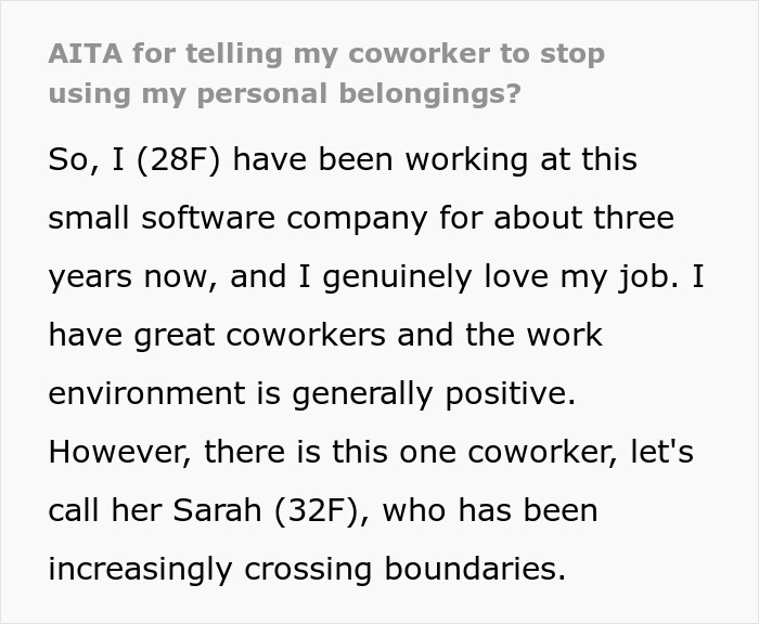 "[It's] Disrespectful And A Violation Of Privacy": Extremely-Intrusive Coworker Is Scolded By A Woman In Front Of The Entire Office
