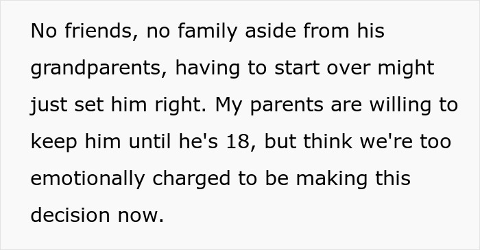 "I Don't Think Our Relationship Can Recover From This": Mom Sends Son Away After He Exposes Sister's Secret To Entire School "I Don't Think Our Relationship Can Recover From This": Mom Sends Son Away After He Exposes Sister's Secret To Entire School