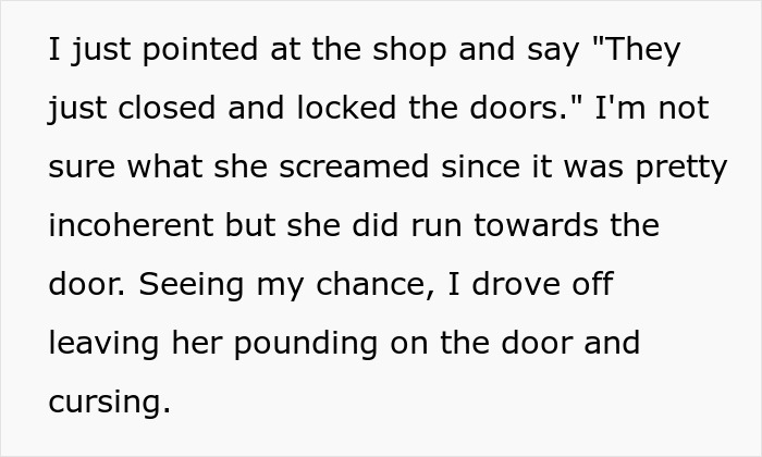 Customer Gets Followed Outside By Screaming 'Karen' Who Can't Comprehend They're Not Staff, The Manager Closes The Store