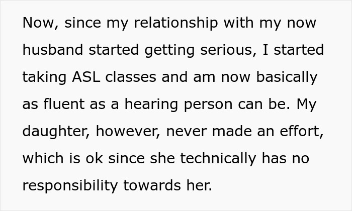 Mom Is Lost And Confused After Her Daughter Refuses To Learn Sign Language And Her Husband Threatens Divorce