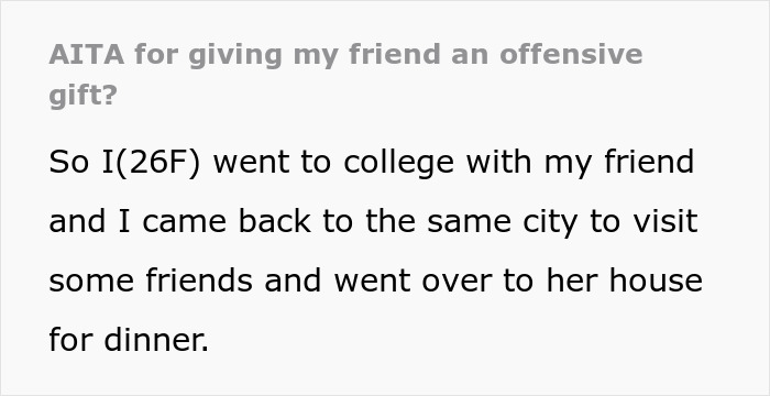 “She Is Angry I Let Her Turn It On In Front Of Her Husband”: Woman Gets Thrown Out Of Friend’s Home Over “Offensive” Gift “She Is Angry I Let Her Turn It On In Front Of Her Husband”: Woman Gets Thrown Out Of Friend’s Home Over “Offensive” Gift