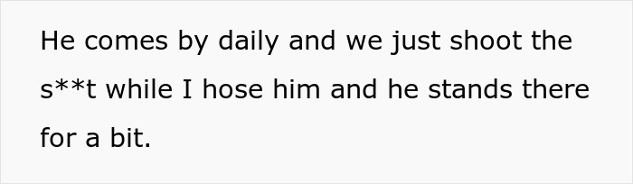 Man Develops An Unlikely Friendship With 14 Y.O. Neighbor After Spraying Him With Water For Walking Across His Lawn Daily