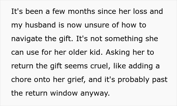 &ldquo;I Know This Sounds Awful&rdquo;: Woman Considers Asking For Her Gift Back After Her Friend Loses The Baby